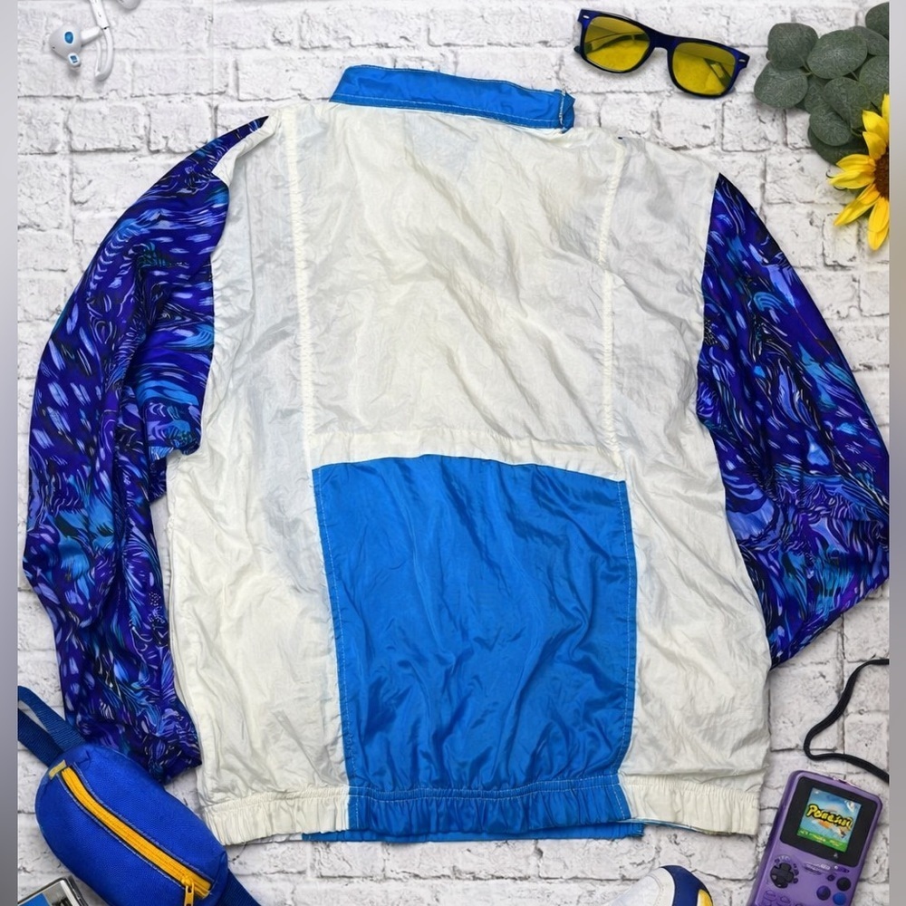 Vintage 90’s Windbreaker Track Jacket M Womens - Picture 2 of 9
